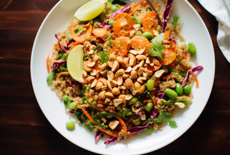 crunchy thai quinoa