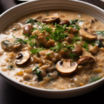 creamy vegan mushroom stew